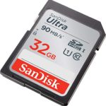 SanDisk 32GB Ultra SDHC UHS-I Memory Card – 90MB/s, C10, U1, Full HD, SD Card – SDSDUNR-032G-GN6IN