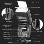 Neewer NW550 Camera Flash Speedlite, Compatible with Canon Nikon Panasonic Olympus Pentax, Sony with Mi Hot Shoe and Other DSLRs and Mirrorless Cameras with Standard Hot Shoe