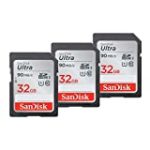 SanDisk 32GB (3-Pack) Ultra SDHC UHS-I Memory Card – SDSDUNR-032G-GN6IM