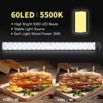 Neewer LED Light Studio LED Lighting Kit – 2 Packs Light Handheld LED Video Light Stick 5500K with Adjustable Brightness, 2 Meters Light Stand for Portrait, Product Photography, Video Light