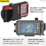 Waterproof Scuba Diving SeaLife Compatible with iPhone Case 2500 Lumen Light Underwater Photography