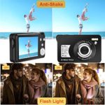 30 Mega Pixels Digital Camera 2.7 Inch HD Camera Rechargeable Mini Camera Students Camera Pocket Digital Camera with 8X Zoom Compact Camera Student Camera for Photography(32GB SD Card Included)