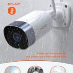 Security Camera Outdoor, Mibao 1080P WiFi Camera, IP66 Waterproof, with Two-Way Audio, Night Vision, Motion Detection, Compatible with iOS/Android (Use Wired Power)