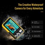 Underwater Camera Camcorder for Snorkeling Full HD 2.7K 48.0 MP Waterproof Point and Shoot Digital Camera Dual Screen Action Camera
