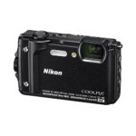 Nikon Coolpix W300 Point & Shoot Camera, Black – Bundle with 16GB SDHC Card, Camera Case, Cleaning Kit, PC Software Package