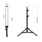 GSKAIWEN 180 LED Light Photography Studio LED Lighting Kit Adjustable Light with Light Stand Tripod Photographic Video Fill Light