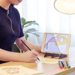 Optical Tracing Board DIY Drawing Tracing Tablet Zero-Based Drawing Mould Painting Reflection Tracer Sketch Wizard Image Reflection Projector Painting Board for Kids Adults Artists Beginners