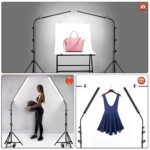 Yesker LED Video Light 2 Packs Dimmable Photography Studio Lighting Kit Color 5500K Adjustable Brightness with Tripod Stand for Camera Video YouTube Product Portrait Live Stream Shooting