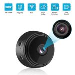 Mini Spy Camera, WiFi Wireless Tiny Secret Camera 1080P Full HD, Portable Home Security Hidden Camera with Audio and Video Live Feed for Car Indoor Outdoor