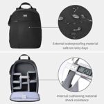 Camera Backpack ?Zecti Classic Black Professional Camera Bag Waterproof Canvas Photography Backpack, Camera Case Compatible for for Laptop and DSLR/SLR Accessories