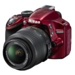 Nikon Digital Single-lens Reflex Camera D3200 200mm Double Zoom Kit Comes 18-55mm/55-200mm Red D3200wz200rd