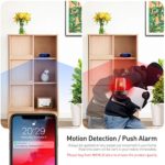 WEMLB WB-726 HD 1080 P WiFi Hidden Camera Alarm Clock Night Vision/Motion Detection/Loop Recording Wireless Security Camera for Home Surveillance – Spy Cameras