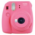 Fujifilm Instax Mini 9 Instant Camera – Flamingo Pink (16550631) + Twin Pack Film (16437396) + Back to School Accessory Kit