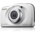 Nikon COOLPIX W150 13.2MP Waterproof Point & Shoot Digital Camera (White) 16GB Bundle