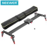 Neewer Aluminum Alloy Camera Track Slider Video Stabilizer Rail with 4 Bearings for DSLR Camera DV Video Camcorder Film Photography, Loads up to 17.5 pounds/8 kilograms (120cm)