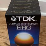 TDK Ultimate Performance E-HG Extra High Grade VHS T-120 Blank Video Tape