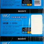 3-Pack Sony 30 Minute TC-30VHGL VHS-C Premium Grade Tape (Discontinued by Manufacturer)