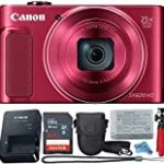 Canon Powershot SX620 (Red) Point & Shoot Digital Camera + Accessory Bundle + Inspire Digital Cloth