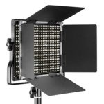 Neewer 2 Pieces Bi-color 660 LED Video Light and Stand Kit Includes:(2)3200-5600K CRI 96+ Dimmable Light with U Bracket and Barndoor and (2)75 inches Light Stand for Studio Photography, Video Shooting