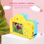 Children’s Toy Camera Children’s Video Camera, Children’s Single Lens Reflex Camera, HD Digital Video Camera Children’s Camera Portable Puzzle Camera Toy Gifts(Blue Yellow)