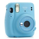 Fujifilm Instax Mini 11 Instant Camera + Instax Mini Twin Pack Film + Hanging Frames + Plastic Frames + Case + Close Up Filters – All Inclusive Bundle! (Sky Blue)