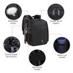 Camera Bag&Filter Pack Waterproof DSLR Cameras, Lens, Tripod and Accessories