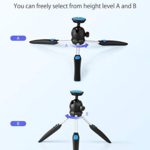 Projector Stand, Crosstour Mini Tripod PS20, Adjustable Legs 360° Rotatable Heads for Crosstour Projector P600 / P770/ S100 Action Cam Webcam