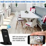 Hidden-Camera-WiFi-Spy-Camera-Wireless-Phone-Charger,1080P HD Indoor Security Cam with Motion Detection Alert and 7/24 Remote Live Monitoring for Pet/Nanny/Baby/Home Safety – by Kaposev
