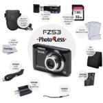 Kodak PIXPRO FZ53 16.15MP Digital Camera (Black) + Black Point & Shoot Case + Transcend 32GB UHS-I U1 SD Memory Card & More!