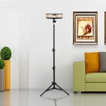 Tripod Stand, Lightweight Portable Tripod Stand Flexibly Adjustable Height 18″ to 39″ Floor Stand Holder, 360° Rotatable Head Ball for Mini Projector, Small Camera, Webcam