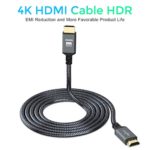 Twozoh 4K HDMI Cable 15FT, High-Speed 60HZ 18Gbps Braided HDMI to HDMI Cord Compatible with PS5, PS3, PS4, PC, Projector, 4K UHD TV/HDTV, Xbox