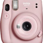 Fujifilm Instax Mini 11 Blush Pink Camera with Fuji Instant Film Twin Pack + Pink Case, Album, Stickers, and More Accessories Bundle