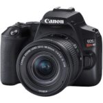 Canon EOS Rebel SL3 DSLR Camera Bundle with Canon EF-S 18-55mm STM Lens + 32GB Sandisk Memory + Camera Case + Digital Flash + Accessory Bundle (Renewed)
