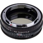 Vizelex Cine ND Throttle Lens Mount Adapter – Compatible with Canon FD & FL 35mm SLR Lenses to Canon RF Mount Mirrorless Cameras with Built-in Variable ND Filter (1 to 8 Stops) from Fotodiox Pro