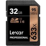 Lexar LSD32GCB1NL633 Professional 633x 32GB SDHC UHS-1 Class 10 Memory Card 4 Pack