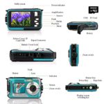 Waterproof Underwater Digital Camera for Snorkeling,Waterproof Cmaeras Underwater Digital Video Cameras -Holiday,Trip