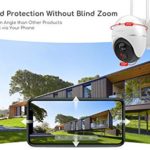 Security Camera Outdoor, Wireless WiFi 360° Pan Tilt Zoom Solar 15000mah Battery Powered Home Cameras with Night Vision, Motion Detection, 2 Way Audio, IP65 Waterproof, Encrypted SD/Cloud Storage