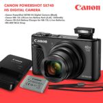 Canon PowerShot SX740 HS Digital Camera (Black) with 32GB Card & Point and Shoot Case Photo Savings Basic Bundle