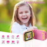 Kids Video Camera for Girls Gift,hyleton 1080P FHD Digital Kids Camera Camcorder Video DV with 2.4″ Screen for Age 3-10