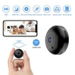 OUCAM Mini WiFi Spy Camera 1080P Audio and Video Recording Live Feed, Wireless Hidden Spy Cam Nanny Camera/Auto Night Vision/No Light Night Vision/Motion Activated Alarm(2021 Upgraded Phone APP)