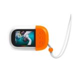 Polaroid Underwater Camera 18mp 4K UHD, Polaroid Waterproof Camera for Snorkeling and Diving with LCD Display, USB Rechargeable Digital Polaroid Camera for Videos and Photos (Orange)
