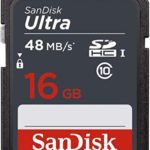 5 Pack – SanDisk Ultra 16GB SD SDHC Memory Flash Card UHS-I Class 10 Read Speed up to 48MB/s 320X SDSDUNB-016G-GN3IN Wholesale Lot + (5 Cases)