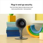 Google Nest Cam Indoor – Wired Indoor Camera for Home Security – Control with Your Phone and Get Mobile Alerts – Surveillance Camera with 24/7 Live Video and Night Vision