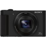 Sony Cyber-Shot HX80 Compact Digital Camera with 30x Optical Zoom Black Bundle with 64GB Memory Card, Point and Shoot Case, HDMI Cable and Accessories (8 Items)