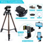 Endurax Camera Tripod Compatible with Canon Nikon DSLR, 60 Inch Tripod for Camera Phone with Universal Holder, Carry Bag