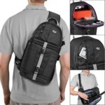 Sling Camera Bag Backpack for DSLR & Mirrorless Cameras by Altura Photo, Small Camera Backpack Compatible w/ Sony, Canon, Nikon – Photography Backpack w/ Tripod Holder, Small Camera Bag for Travel