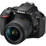 Nikon D5600 DSLR Camera 24.2MP Sensor with NIKKOR 18-55mm f/3.5-5.6G VR Len, 2 Pack SanDisk 64GB Memory Card, Backpack, Tripod, Slave Flash Light and A-Cell Accessory Bundle (Black)