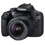 Canon EOS 2000D DSLR Camera w/ 18-55mm F/3.5-5.6 III Lens + 32GB SD Card + More