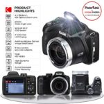 Kodak PIXPRO AZ421 Digital Camera (Black) + Point & Shoot Camera Case + Transcend 32GB SD Memory Card + Extra Battery & Charger + USB Card Reader + Table Tripod + Accessories