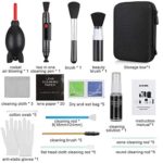 Zacro 17-in-1 Camera Cleaning Kit for DSLR Cameras (Canon, Nikon,Sony), with Air Blower/Cleaning Pen/Detergent/Cleaning Cloth/Lens Brush/Carry Case